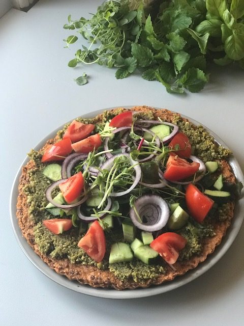 Pizza – raw food